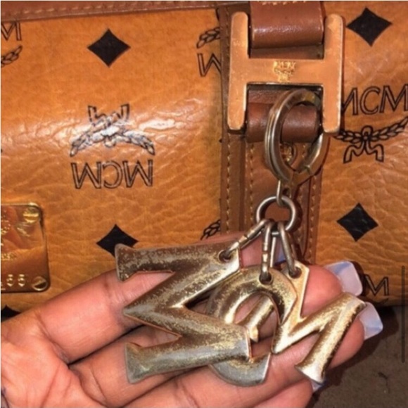 RARE HP mcm cognac papillon bag purse sale - Picture 7 of 12